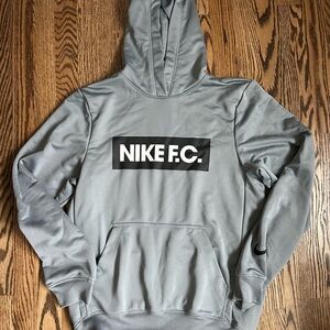 Nike F.C. Gray Hoodie